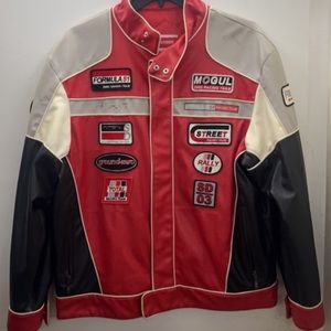 Vintage Men’s Leather Racing Jacket